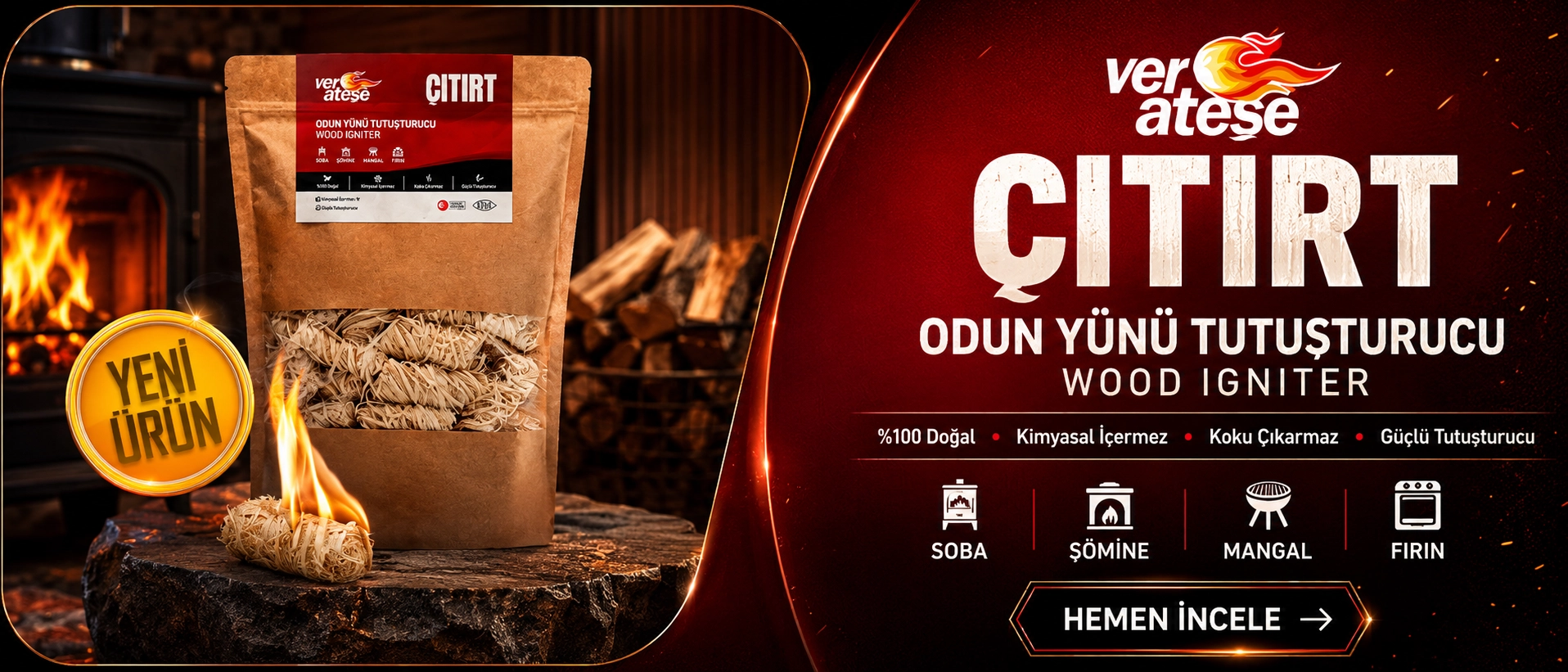 Bolu Kuzine Şömine Mangal